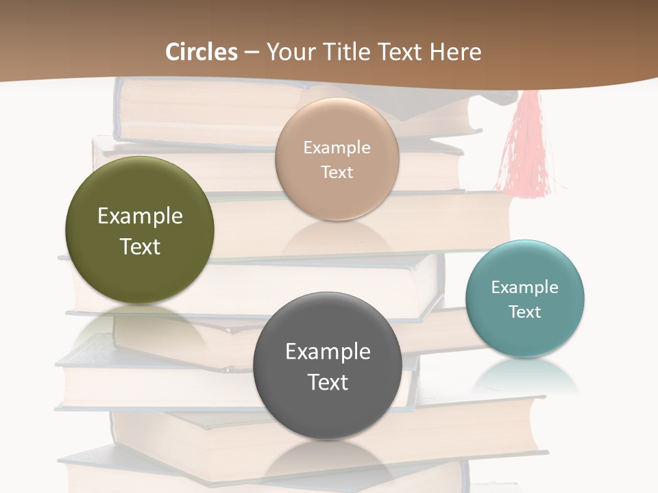 Educate White Isolated PowerPoint Template