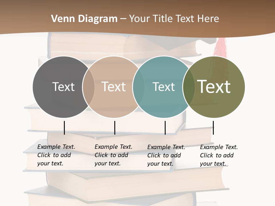Educate White Isolated PowerPoint Template