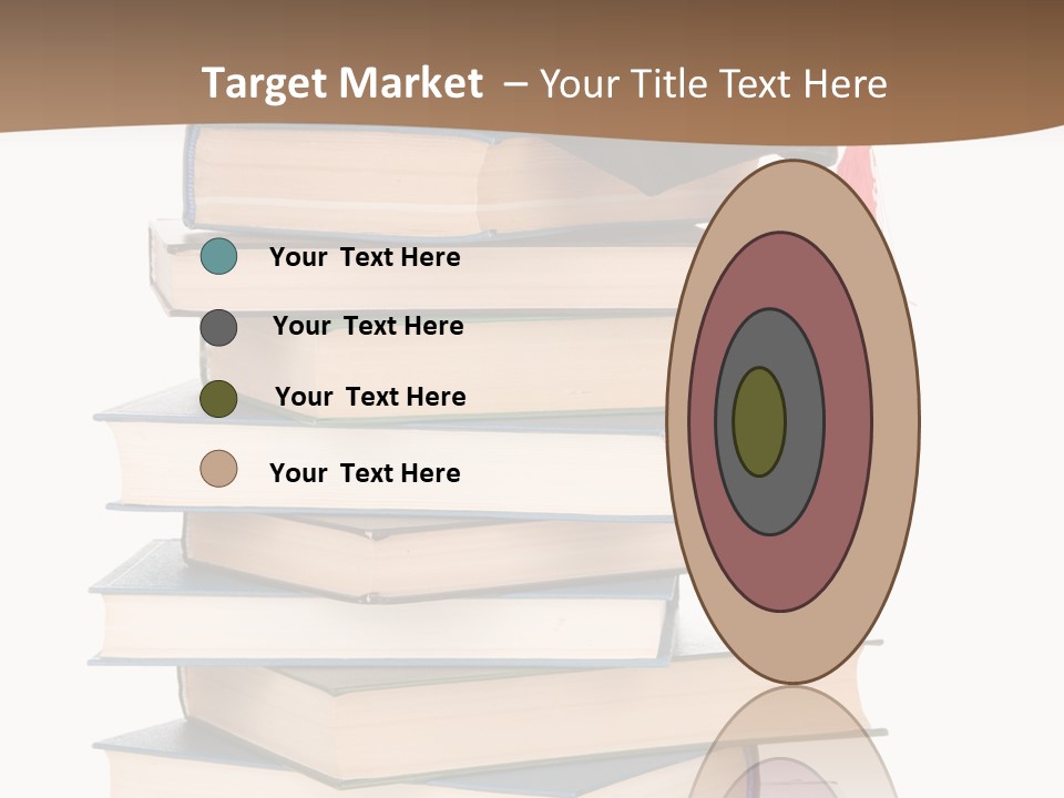 Educate White Isolated PowerPoint Template