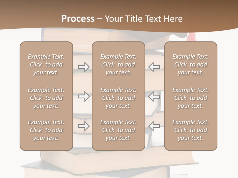 Educate White Isolated PowerPoint Template