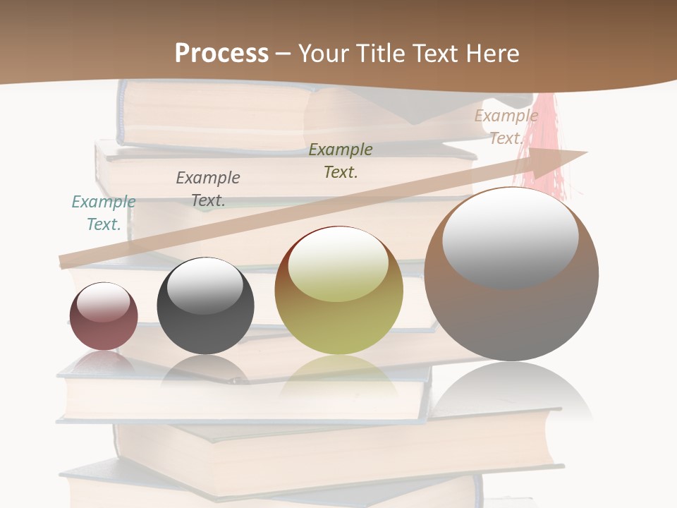 Educate White Isolated PowerPoint Template