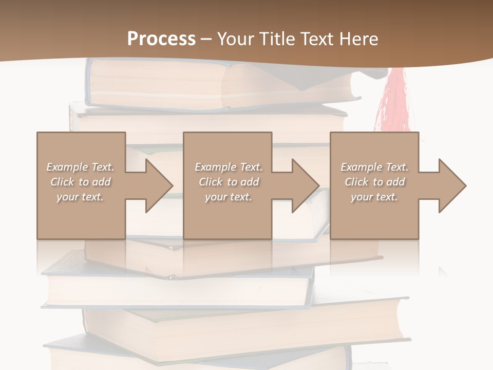 Educate White Isolated PowerPoint Template