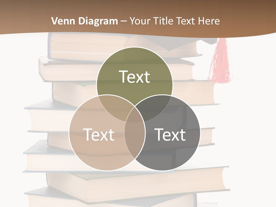 Educate White Isolated PowerPoint Template