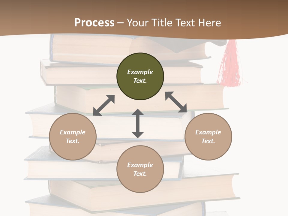 Educate White Isolated PowerPoint Template