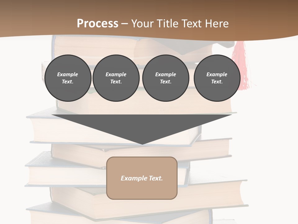 Educate White Isolated PowerPoint Template