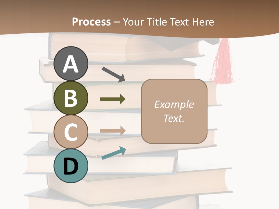 Educate White Isolated PowerPoint Template