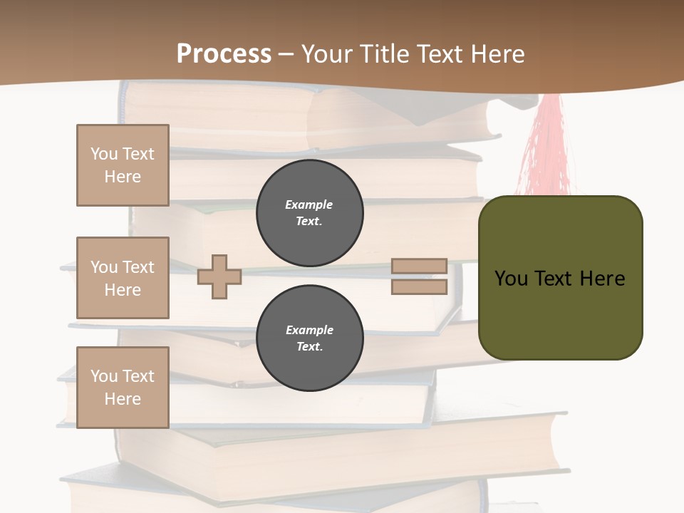 Educate White Isolated PowerPoint Template