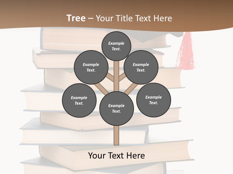 Educate White Isolated PowerPoint Template