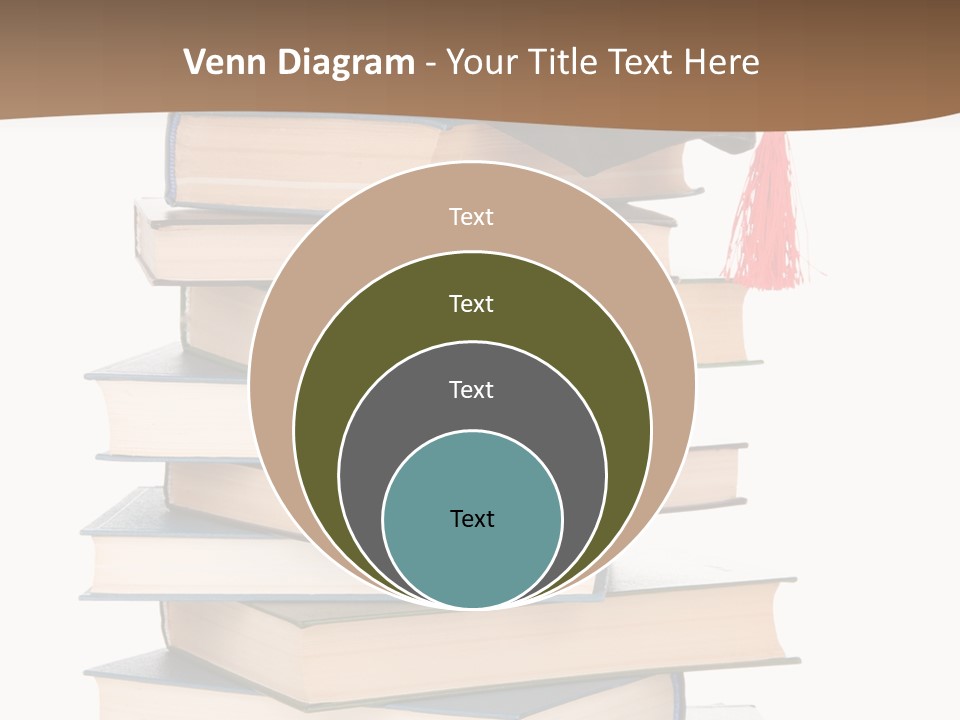 Educate White Isolated PowerPoint Template