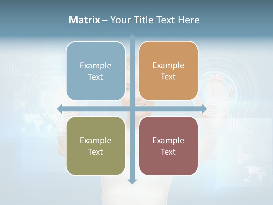 Contact Distance Communication PowerPoint Template