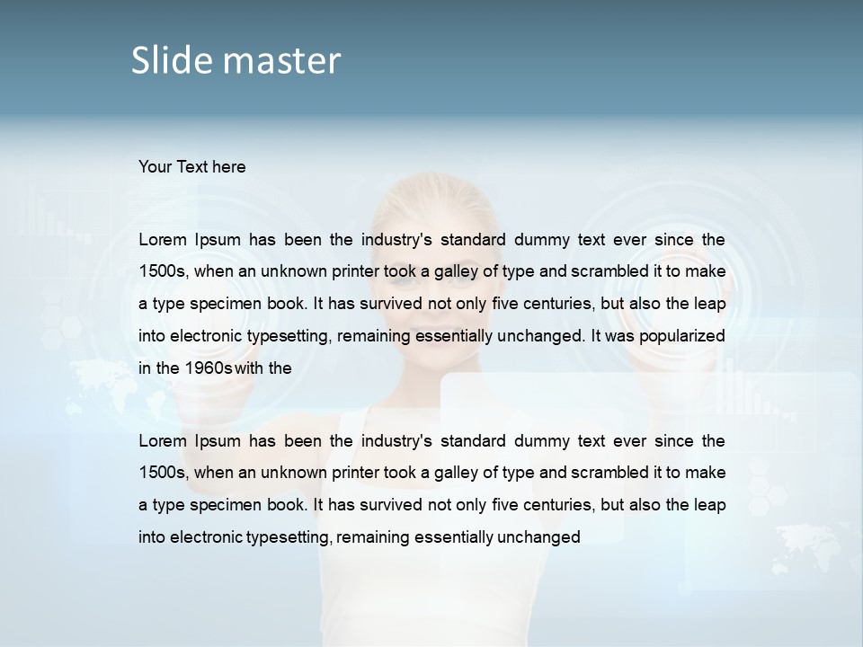 Contact Distance Communication PowerPoint Template