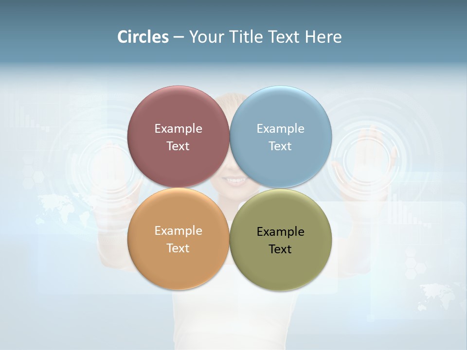 Contact Distance Communication PowerPoint Template