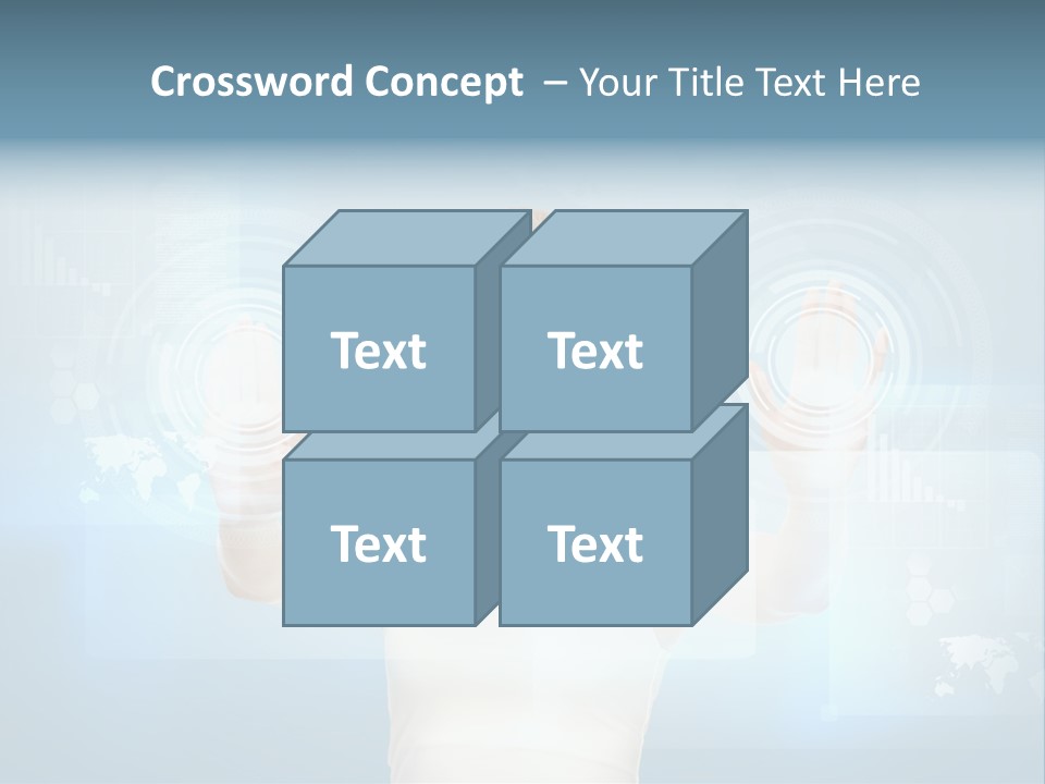 Contact Distance Communication PowerPoint Template