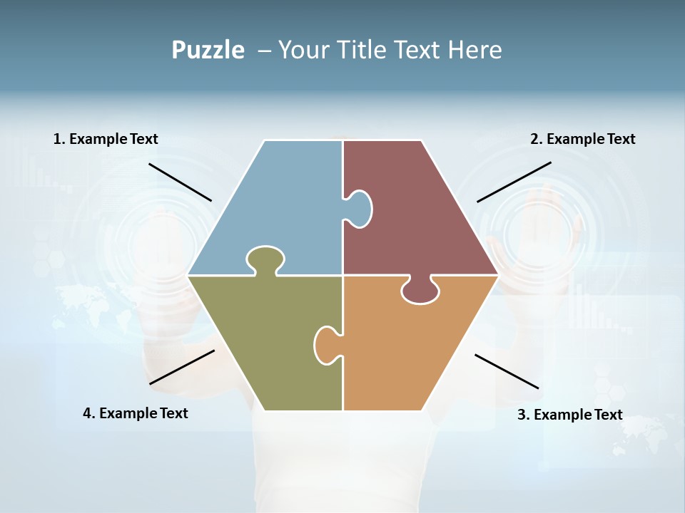 Contact Distance Communication PowerPoint Template