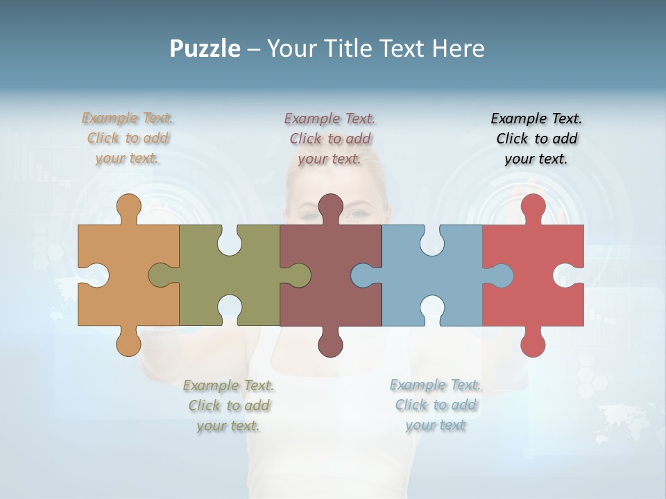 Contact Distance Communication PowerPoint Template