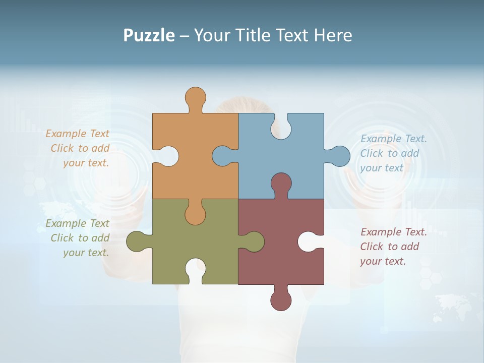Contact Distance Communication PowerPoint Template