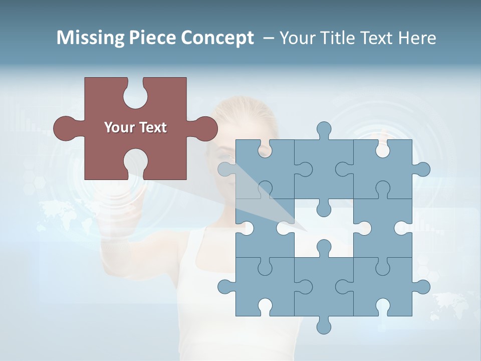 Contact Distance Communication PowerPoint Template