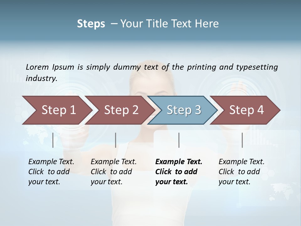 Contact Distance Communication PowerPoint Template