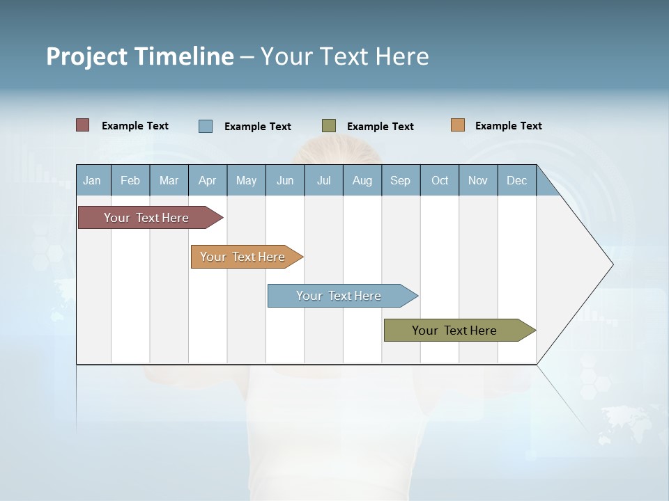 Contact Distance Communication PowerPoint Template