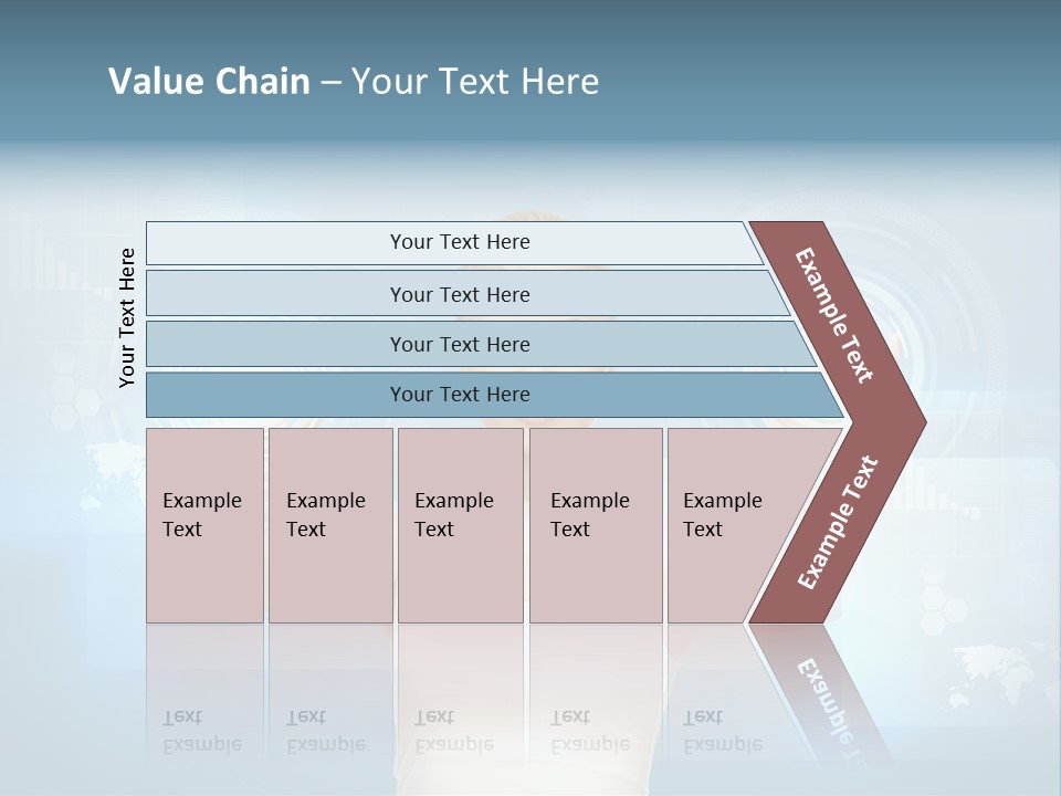 Contact Distance Communication PowerPoint Template