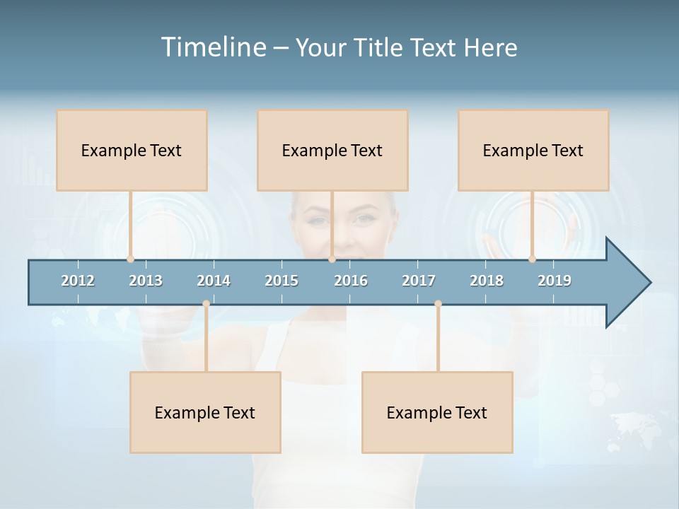 Contact Distance Communication PowerPoint Template