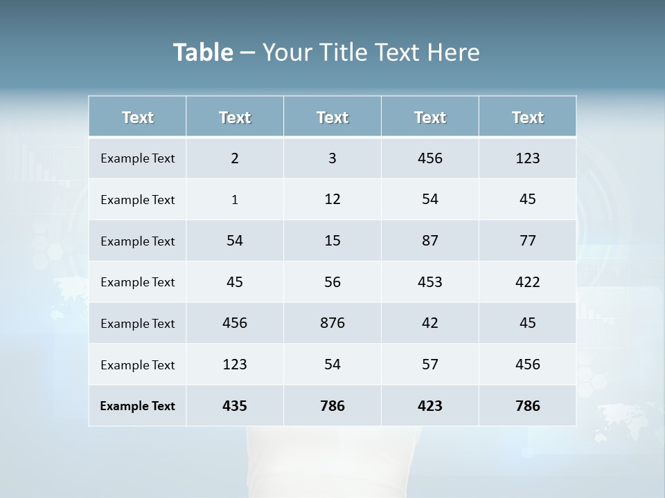Contact Distance Communication PowerPoint Template