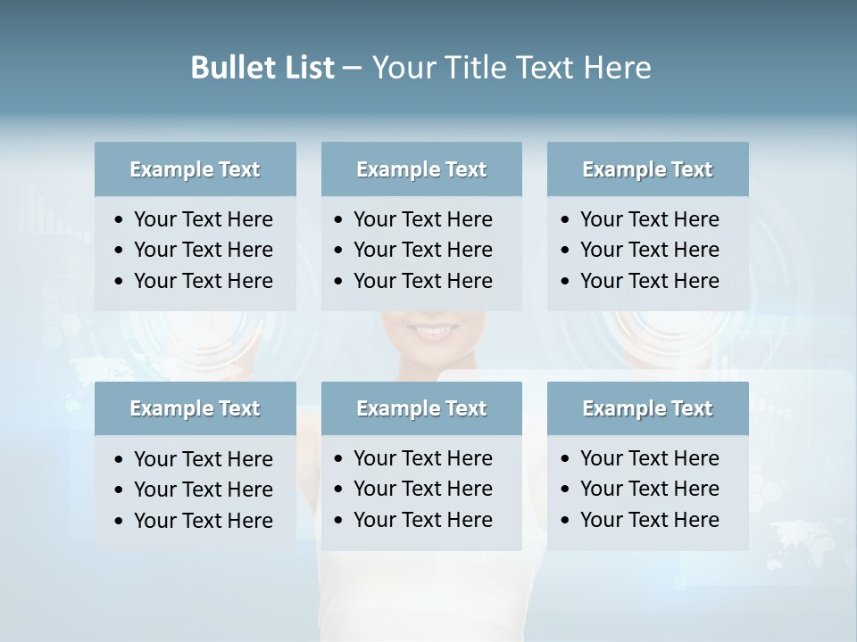 Contact Distance Communication PowerPoint Template