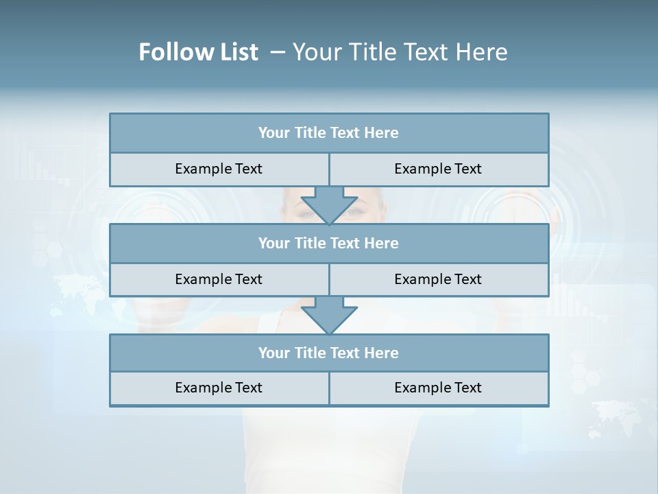 Contact Distance Communication PowerPoint Template