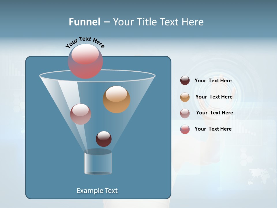 Contact Distance Communication PowerPoint Template