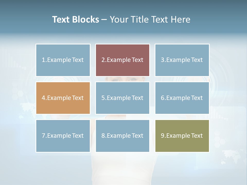 Contact Distance Communication PowerPoint Template