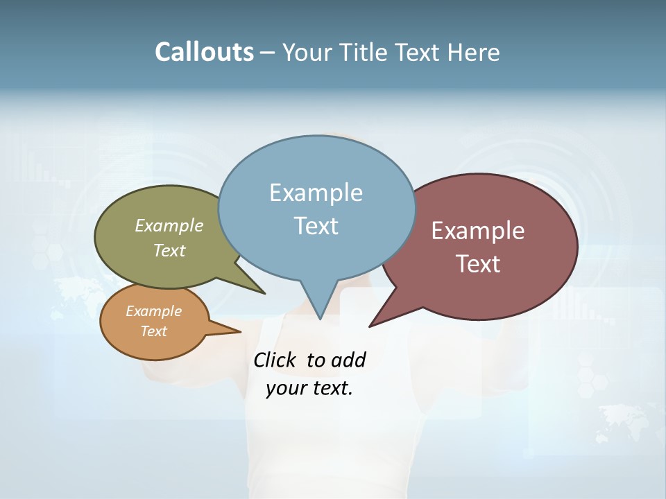 Contact Distance Communication PowerPoint Template