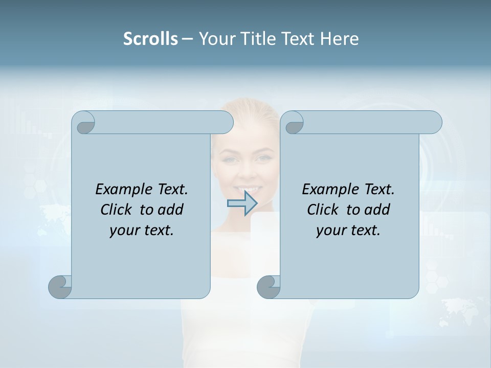 Contact Distance Communication PowerPoint Template