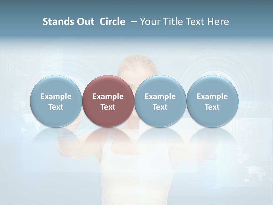 Contact Distance Communication PowerPoint Template