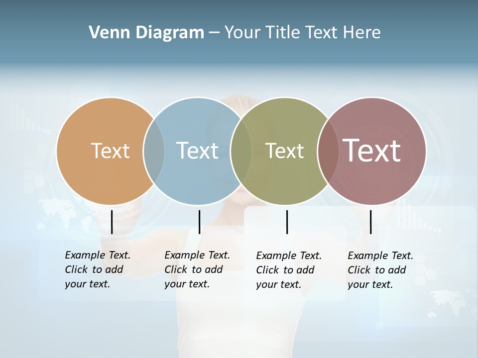 Contact Distance Communication PowerPoint Template