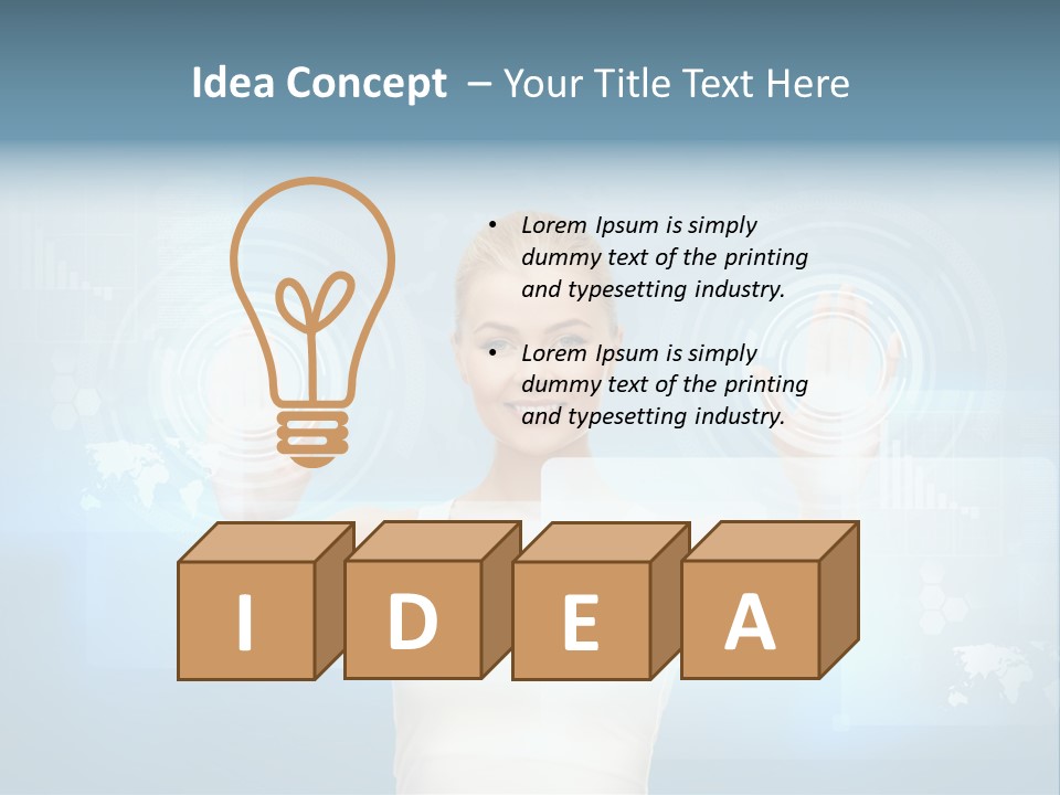 Contact Distance Communication PowerPoint Template