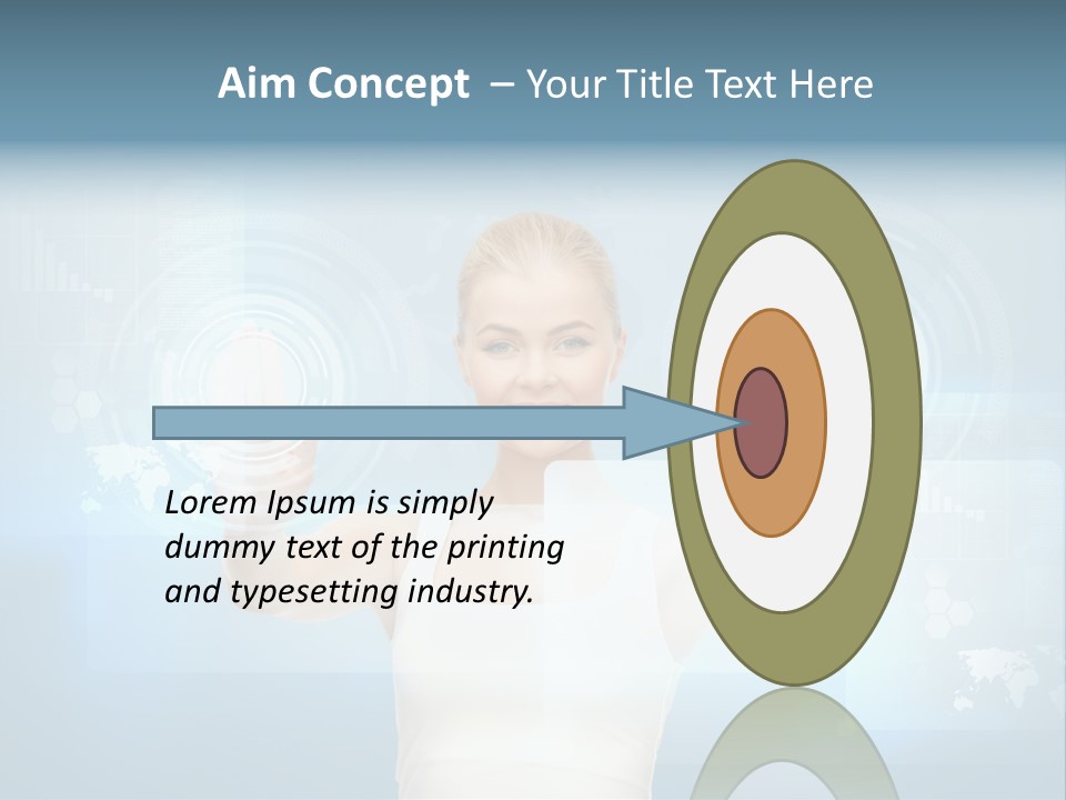 Contact Distance Communication PowerPoint Template