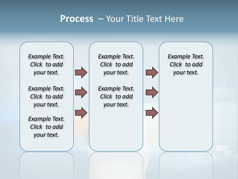 Contact Distance Communication PowerPoint Template