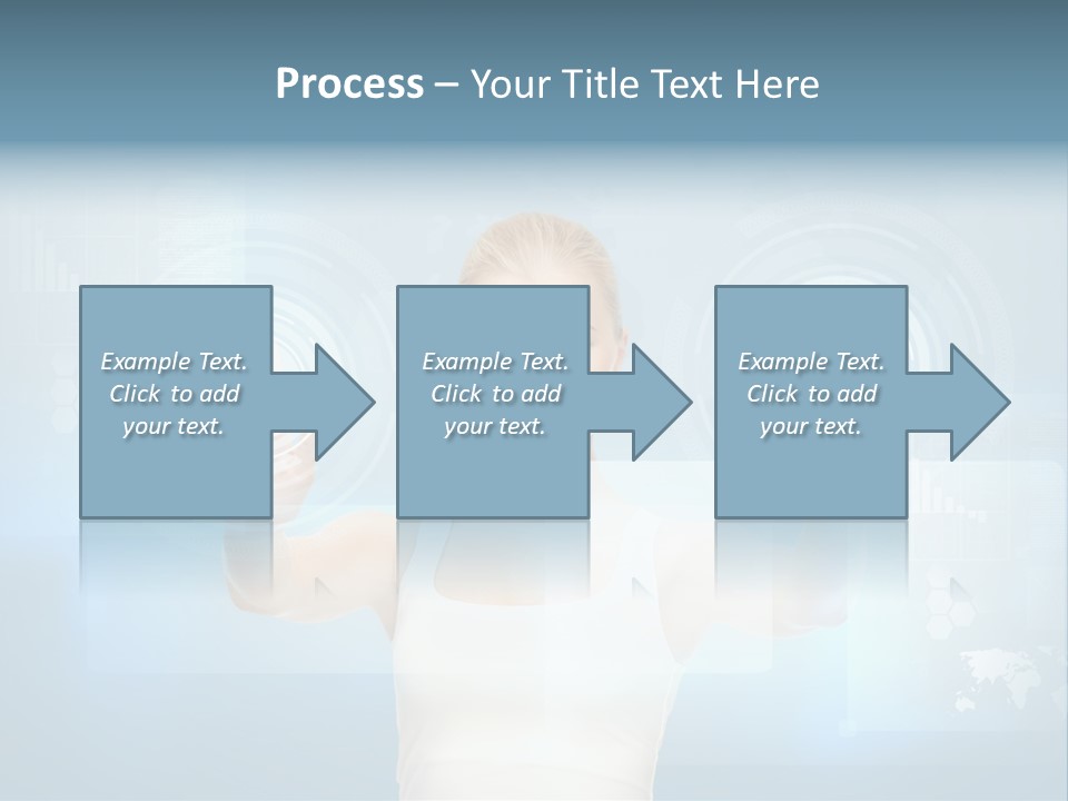 Contact Distance Communication PowerPoint Template