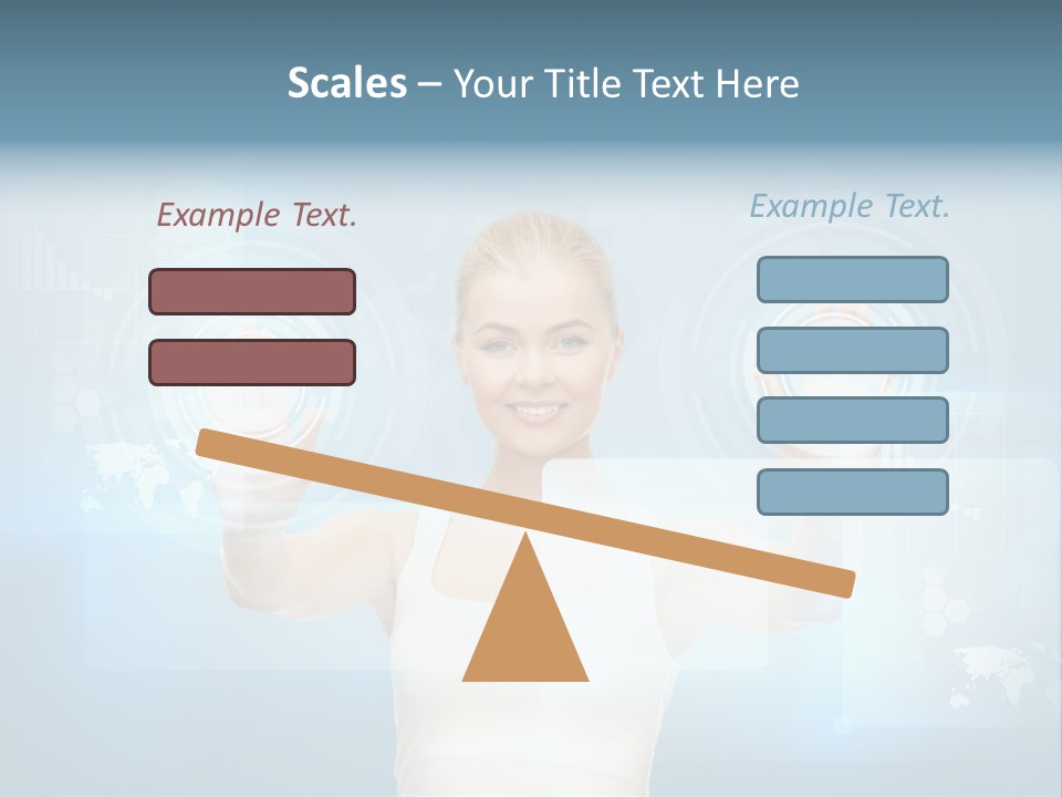 Contact Distance Communication PowerPoint Template