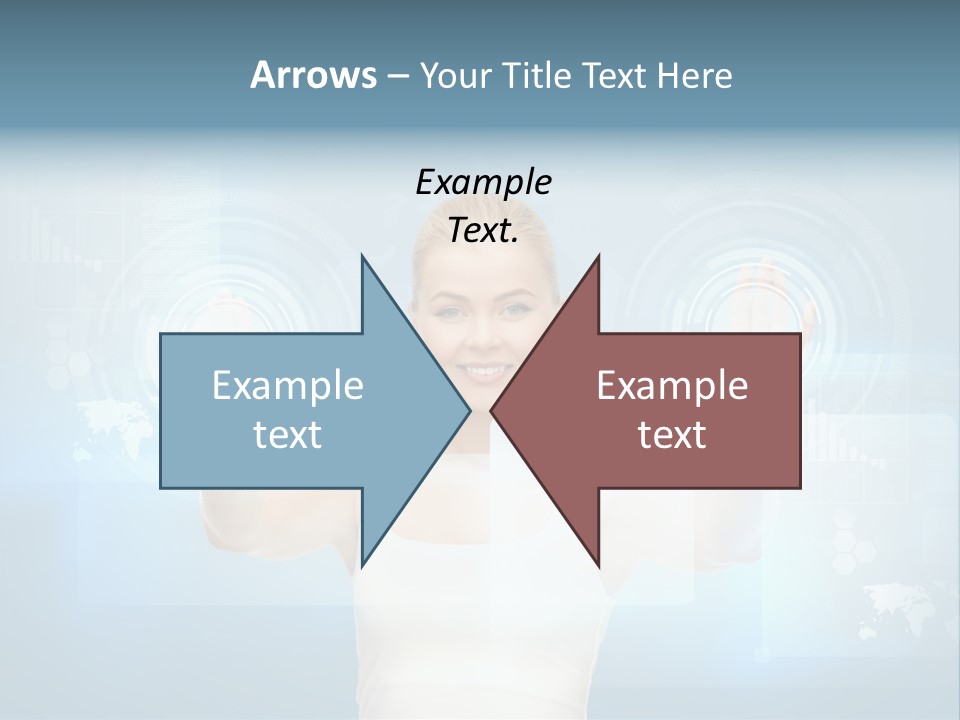 Contact Distance Communication PowerPoint Template