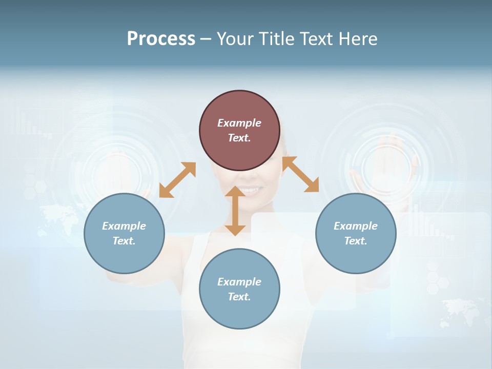 Contact Distance Communication PowerPoint Template