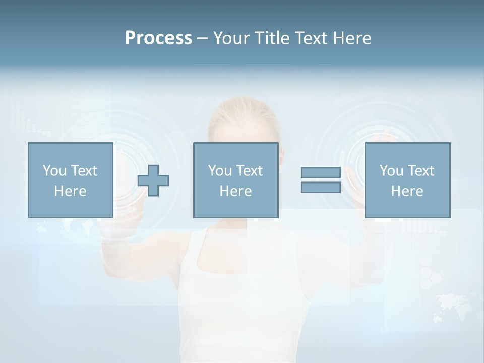 Contact Distance Communication PowerPoint Template