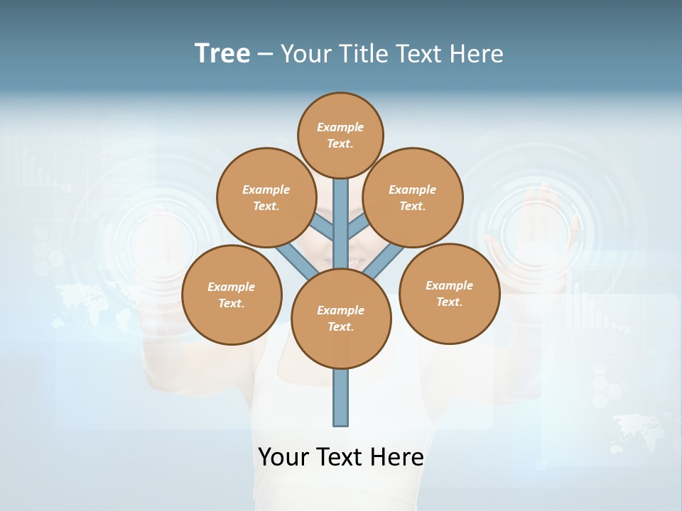 Contact Distance Communication PowerPoint Template