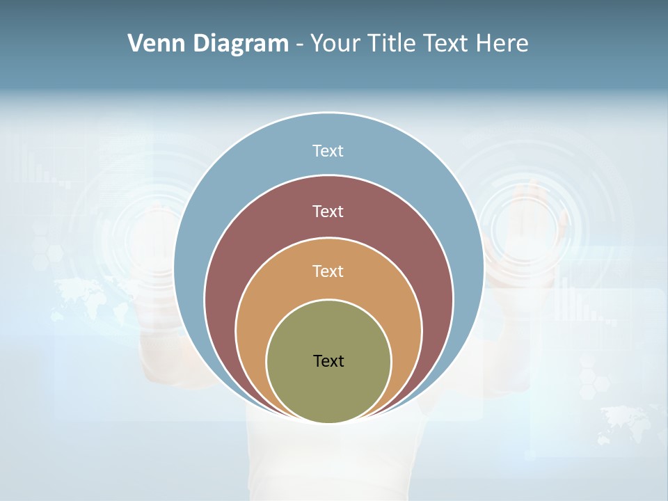 Contact Distance Communication PowerPoint Template