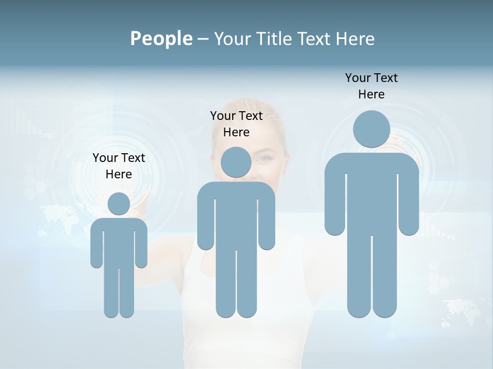 Contact Distance Communication PowerPoint Template