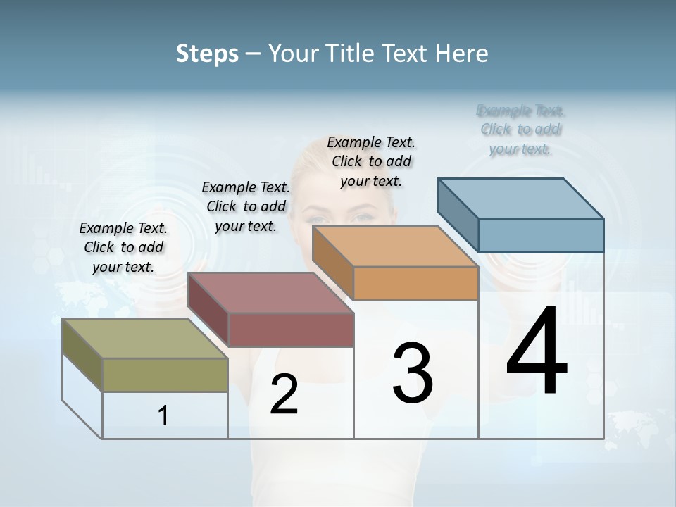 Contact Distance Communication PowerPoint Template