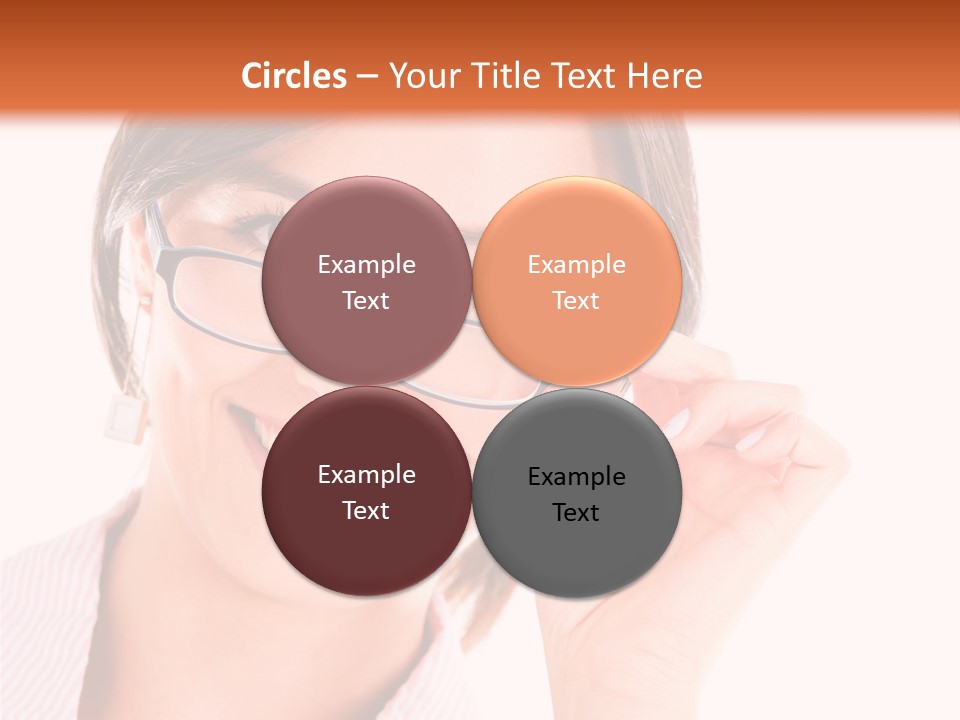 Optician Wearing Joyful PowerPoint Template