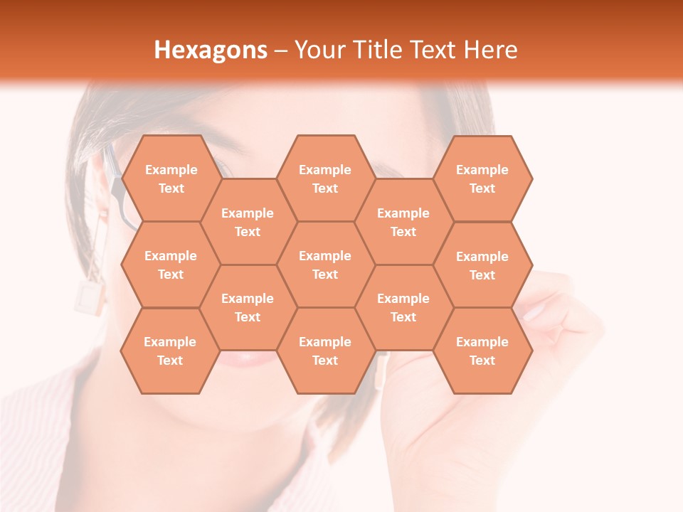 Optician Wearing Joyful PowerPoint Template