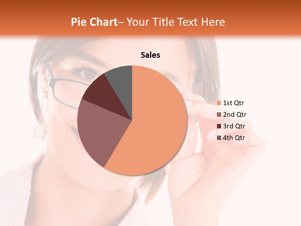 Optician Wearing Joyful PowerPoint Template