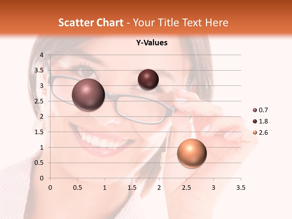 Optician Wearing Joyful PowerPoint Template